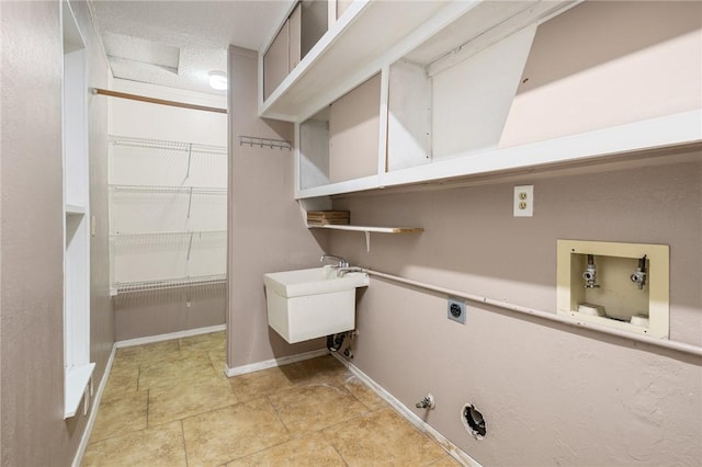 898 Crestwood Ln, Kingman, AZ 86409 - washroom with gas dryer hookup, electric dryer hookup, and hookup for a washing machine