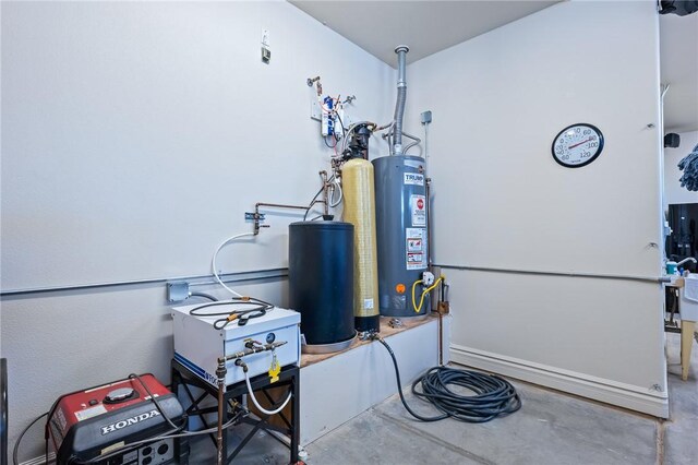 10726 S Shimmering Way, Mohave Valley, AZ 86440 - utility room featuring water heater