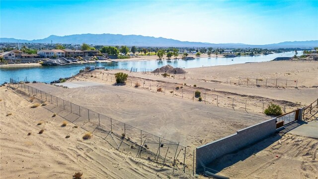 10726 S Shimmering Way, Mohave Valley, AZ 86440 - water view with a mountain backdrop