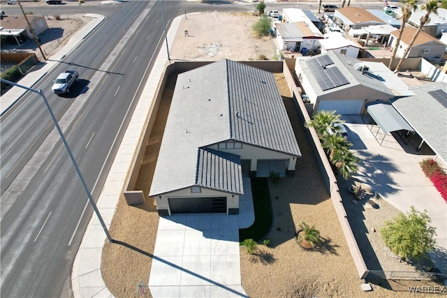 birds eye view of property featuring a residential view