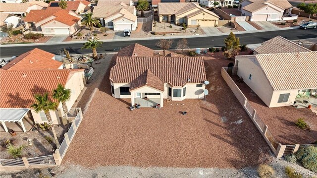 birds eye view of property featuring a residential view