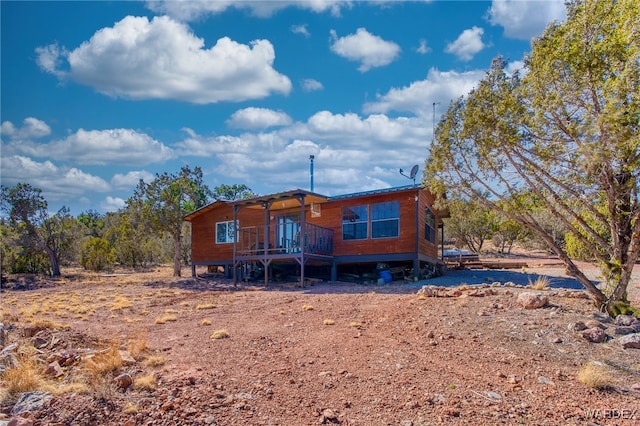 view of rear view of house