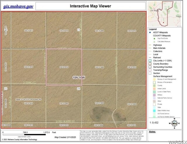 Listing photo 2 for PARCEL2354 E Cholla Dr, Yucca AZ 86438