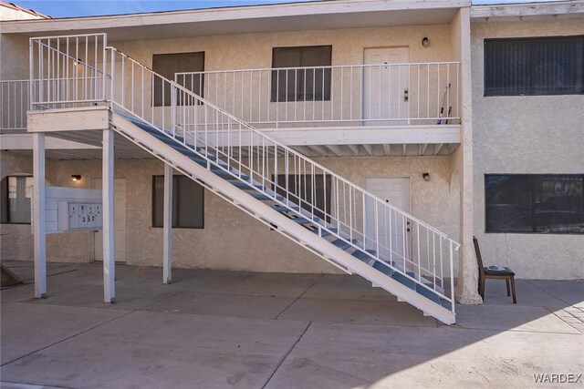 view of property with stairway