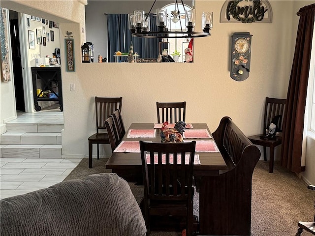 3483 Via Los Pozos, Bullhead City, AZ 86442 - dining space with a chandelier and baseboards