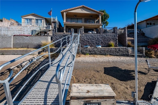 view of rear view of house