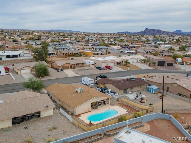 89 Keywester Dr, Lake Havasu, AZ 86403 - drone / aerial view featuring a residential view and a mountain view