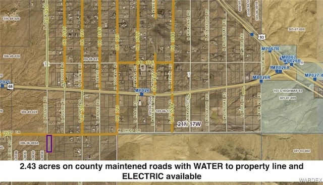 2.43AC Shipp Dr, Golden Valley AZ, 86413 land for sale