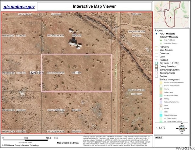 5871 N Patrick Dr, Kingman AZ, 86401 land for sale