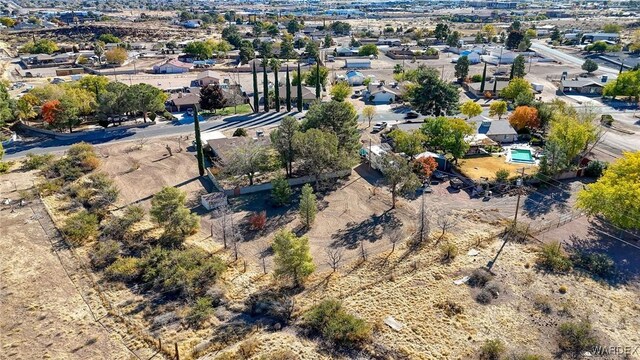 drone / aerial view featuring a residential view