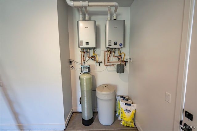 utilities featuring water heater