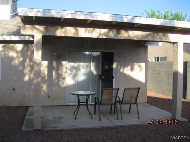 exterior space featuring fence