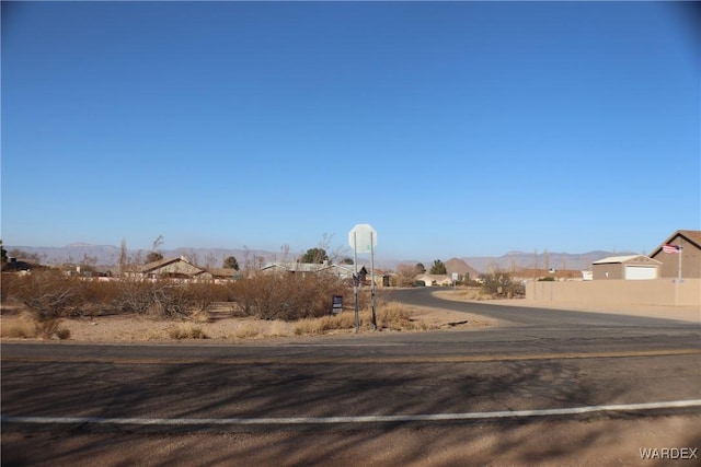 view of street featuring a residential view