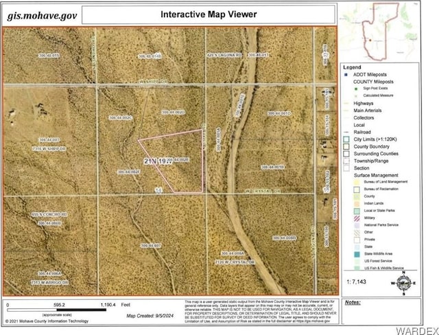 0000 Cove Rd, Golden Valley AZ, 86413 land for sale