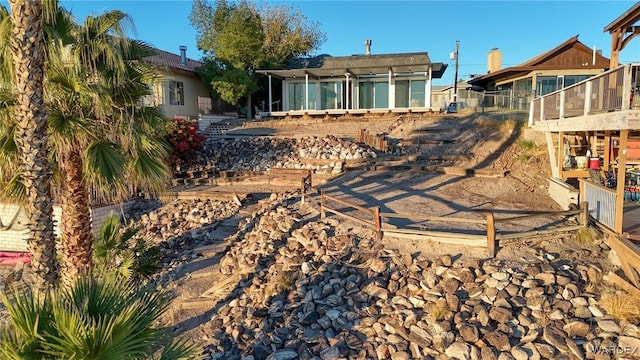 view of rear view of house