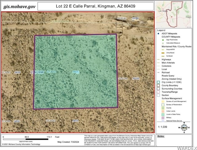 Listing photo 2 for LOT22 E Calle Parral, Kingman AZ 86409