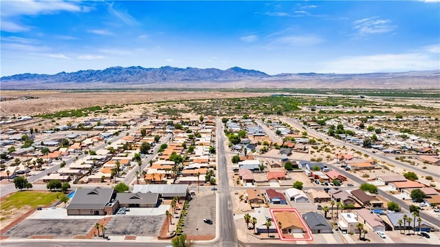 3741 June St, Bullhead City, AZ 86442 - aerial view of residential area with a mountain backdrop