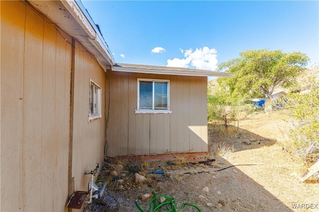 view of side of property