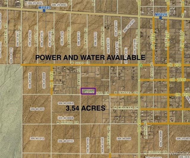 3.54AC Amado Rd, Golden Valley AZ, 86413 land for sale