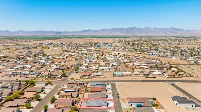 2542 E Alterna Dr, Fort Mohave, AZ 86426 - bird's eye view with a mountain view and a residential view