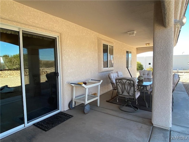 view of patio / terrace with outdoor dining area