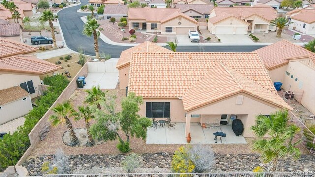 birds eye view of property featuring a residential view