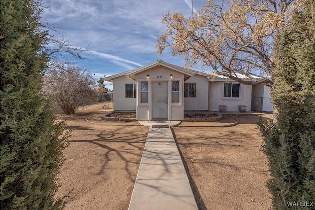 view of front of house with stucco siding