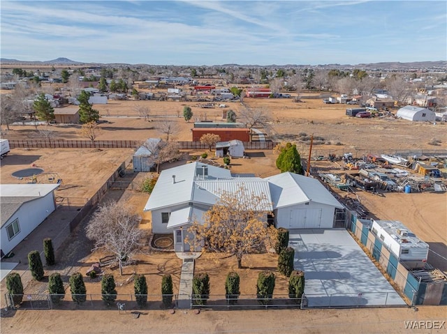 drone / aerial view featuring a residential view