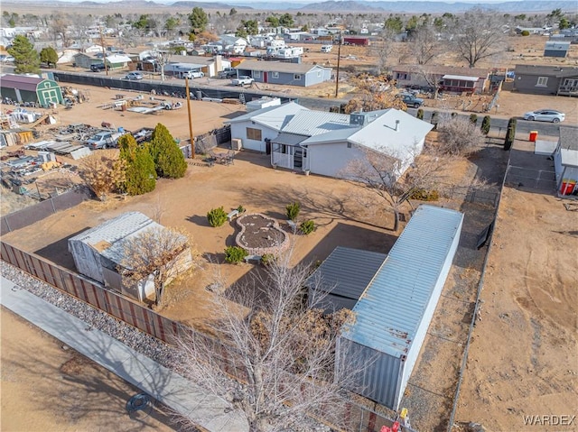 birds eye view of property featuring a residential view