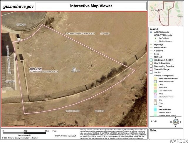 74 Cypress Point Dr, Mohave Valley AZ, 86440 land for sale