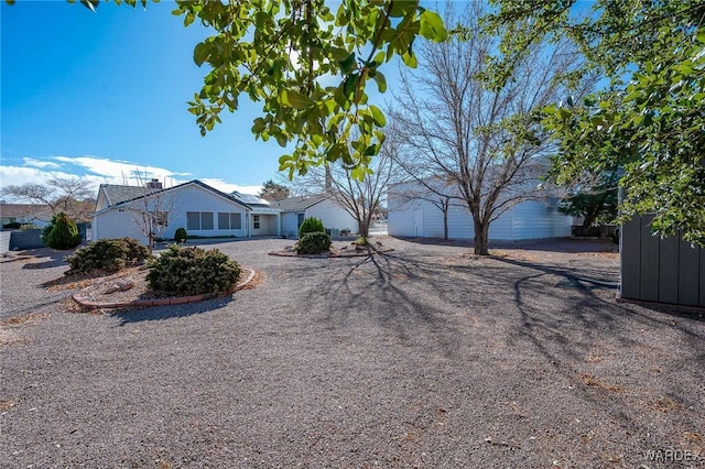 view of front of property