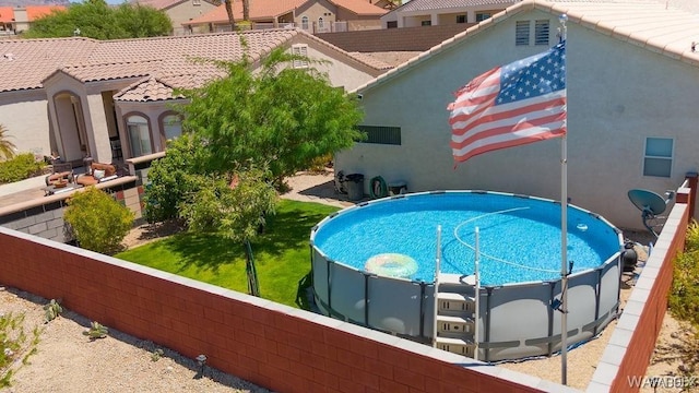 view of pool