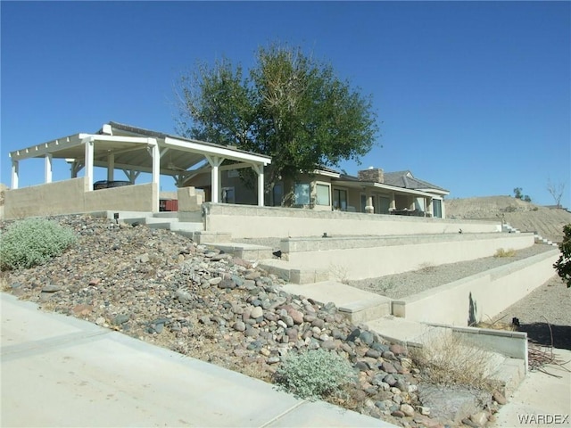 view of yard
