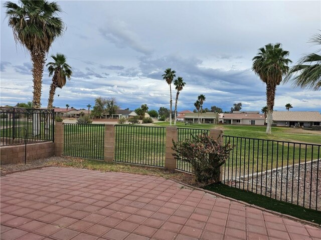 2084 E Crystal Dr, Fort Mohave, AZ 86426 - view of patio / terrace featuring a residential view