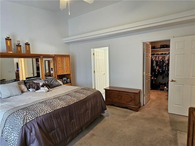 2084 E Crystal Dr, Fort Mohave, AZ 86426 - bedroom with carpet flooring, a spacious closet, and a closet