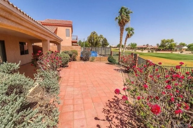 2084 E Crystal Dr, Fort Mohave, AZ 86426 - view of patio with a fenced backyard