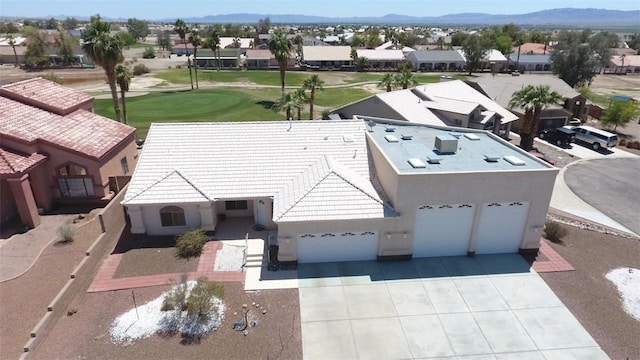 2084 E Crystal Dr, Fort Mohave, AZ 86426 - aerial view of residential area featuring mountains and a golf club