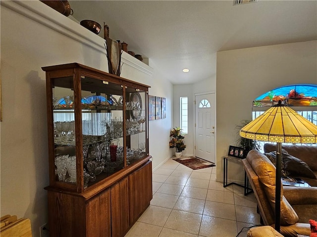 2084 E Crystal Dr, Fort Mohave, AZ 86426 - entryway with light tile patterned floors and baseboards