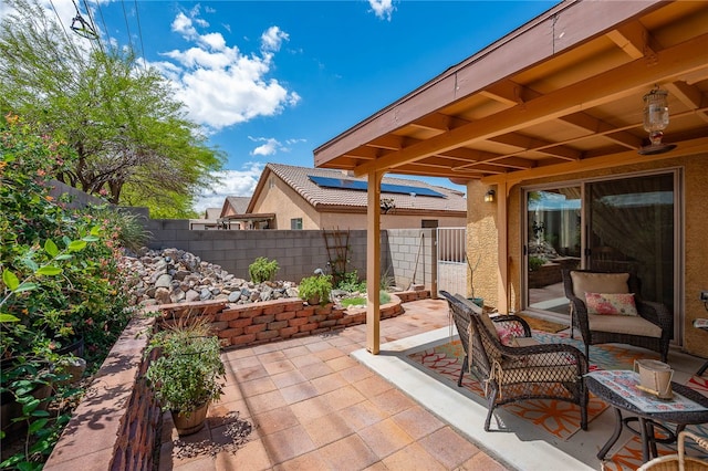 3854 Heather Ave, Kingman, AZ 86401 - fenced backyard with a patio