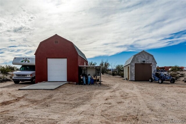 view of barn