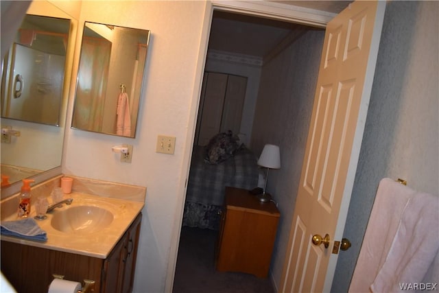 1800 Clubhouse Dr Unit 100, Bullhead City, AZ 86442 - bathroom featuring vanity