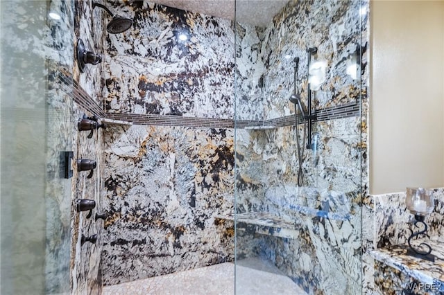 full bath featuring a walk in shower