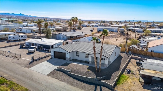 drone / aerial view featuring a residential view