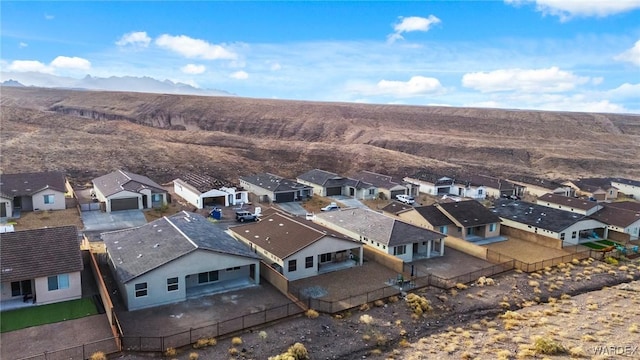 birds eye view of property featuring a residential view