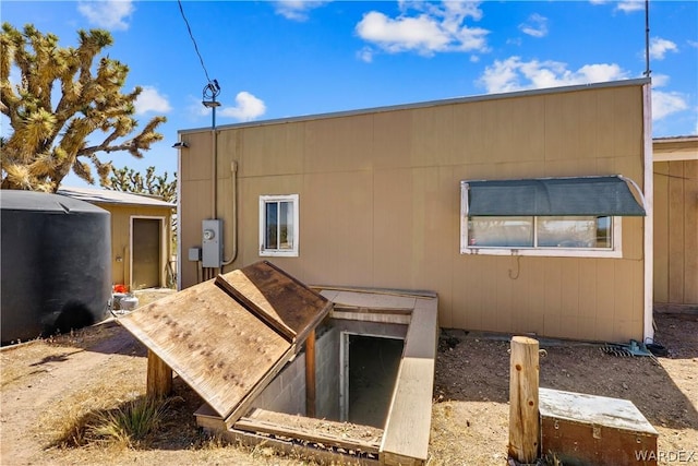 view of back of property