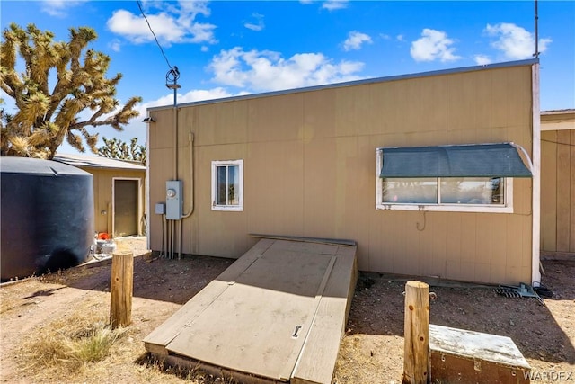 view of rear view of property