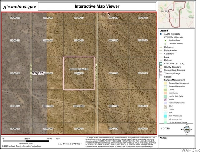 4649 N Glenbar Rd, Golden Valley AZ, 86413 land for sale