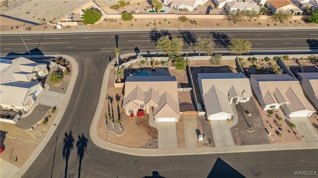 bird's eye view featuring a residential view