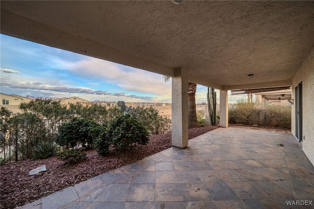 view of patio with fence