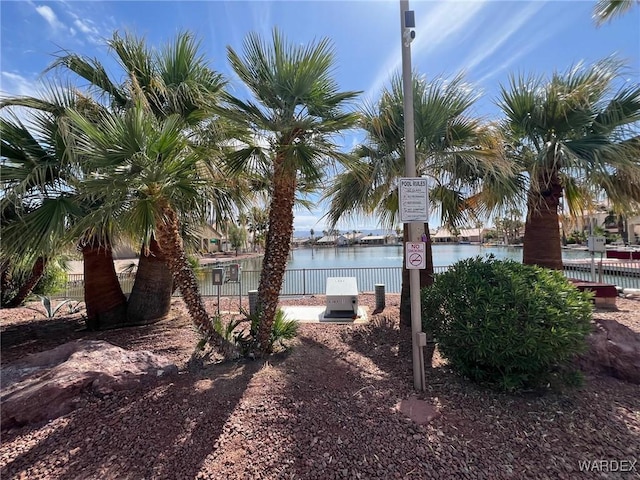 6052 S Bella Vista Dr, Fort Mohave, AZ 86426 - water view with fence